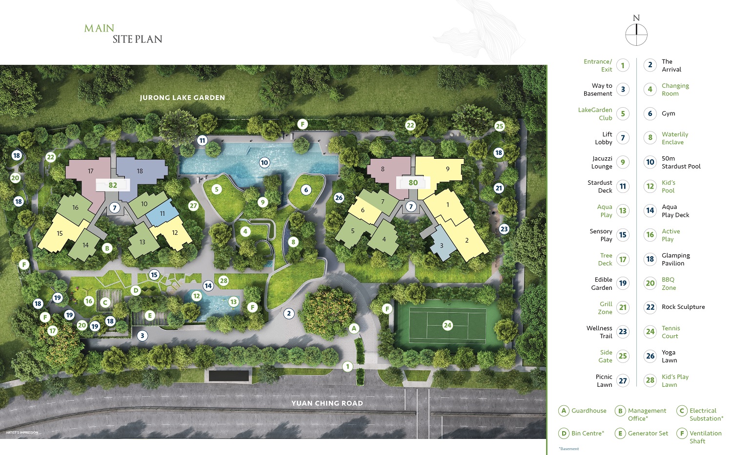 the lakegarden residences site plan